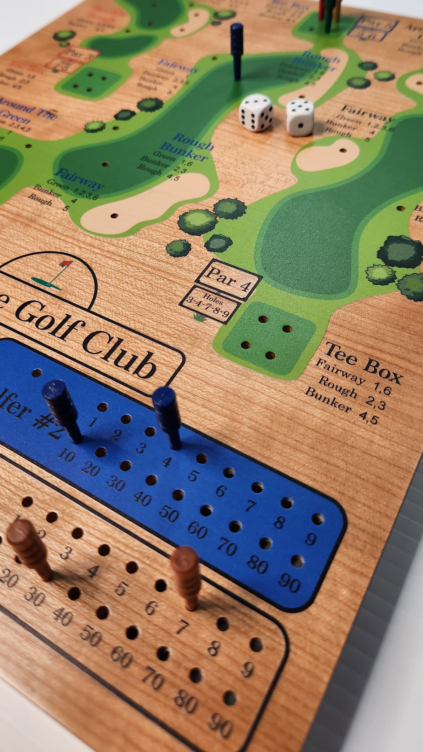 Golf Dice Game - Personalized, Cherry, Custom, Golf Dice game