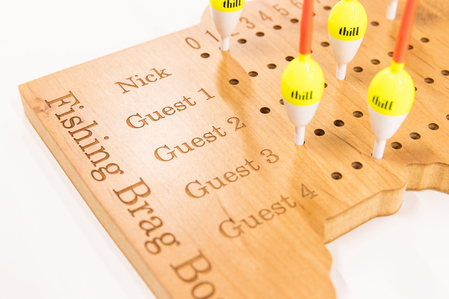 Replacement Bobbers for Fishing Brag Board