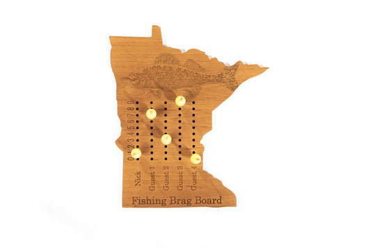 Fishing Brag Board, Fish House, Ice Fishing, Cabin, Personalize