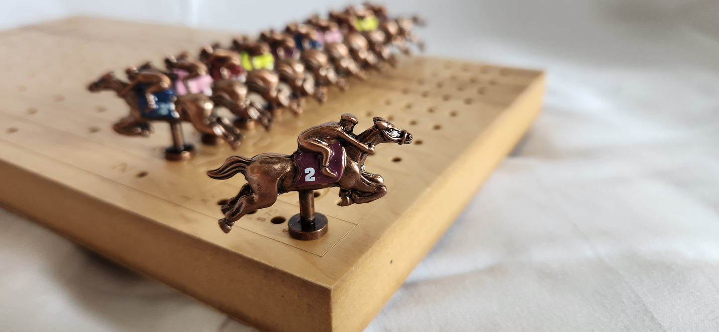 Horse Racing Board Game - Personalized, Maple, Custom Game
