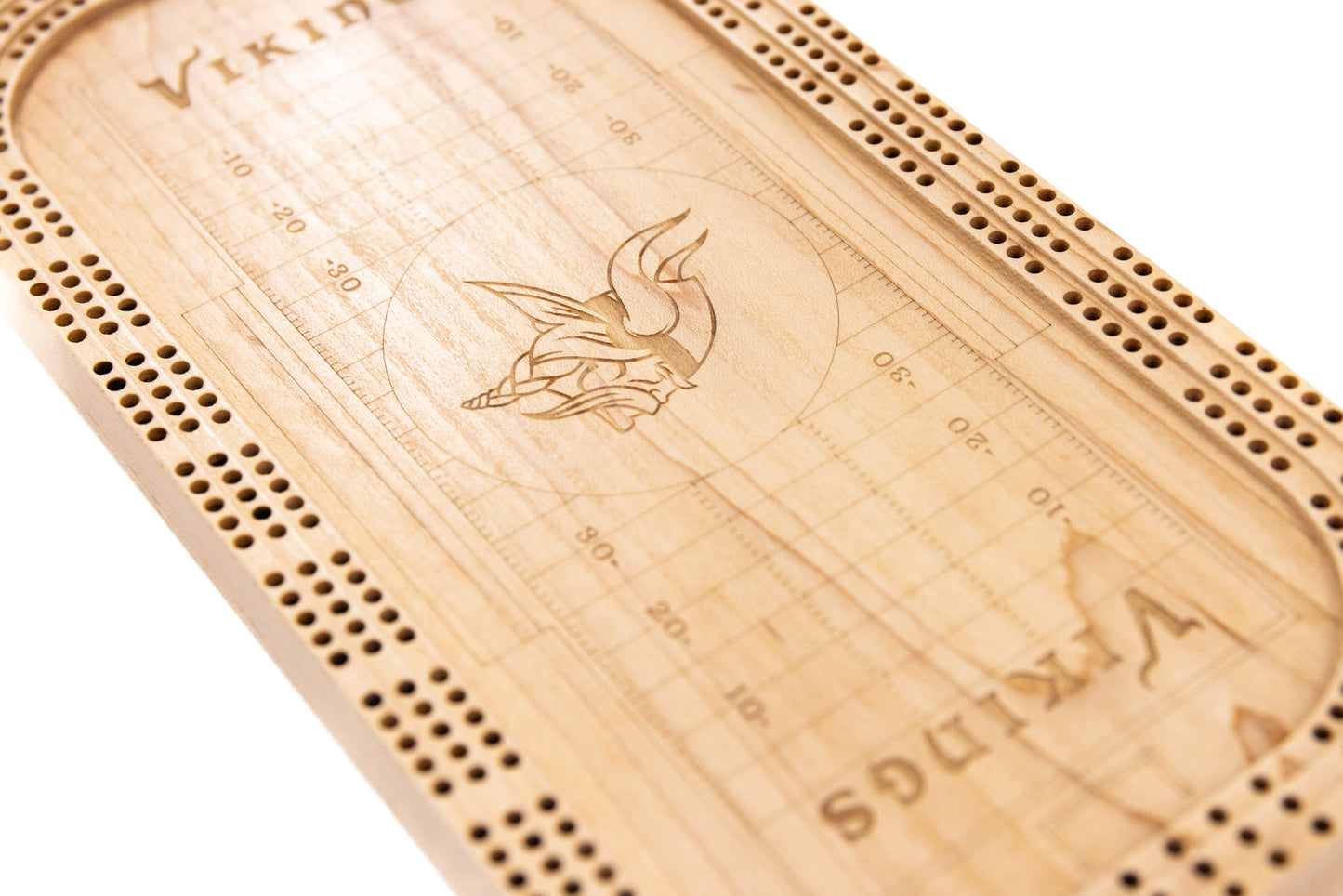 Personalized Stadium Cribbage Board Hockey - Basketball - Football