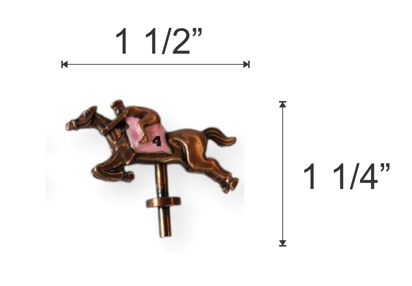 Horse Race Game Replacement Horse Metal Pegs - 1/8"Holes