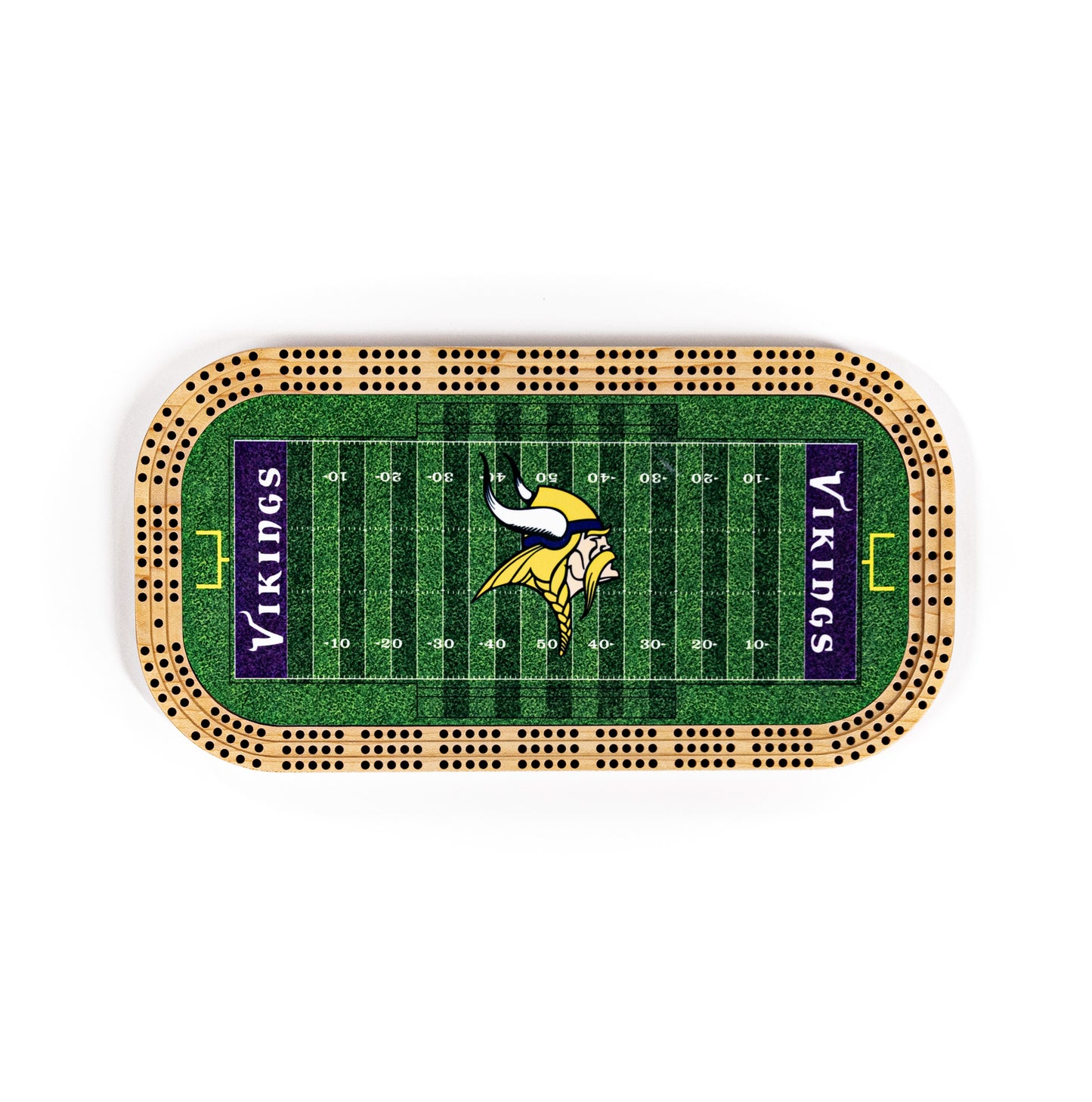 Personalized Full Color Stadium Cribbage Board Hockey - Basketball - Football - Soccer