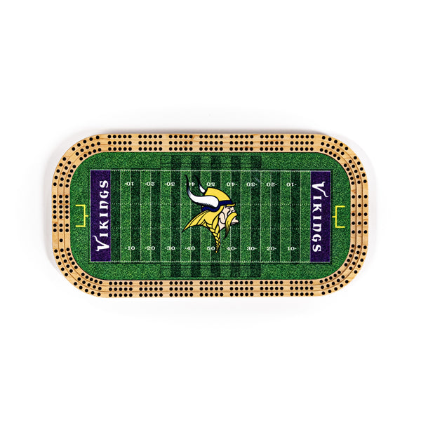 Personalized Full Color Stadium Cribbage Board Hockey - Basketball - Football - Soccer